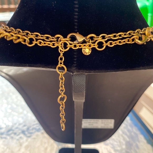 Bundle/Lot 2 J. Crew Statement Necklaces Geometric Bumble Bee Pink/Blue/Taupe EC - Picture 6 of 6